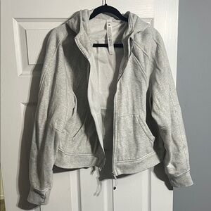Lululemon Athletica Light Gray Zip-Up Jacket